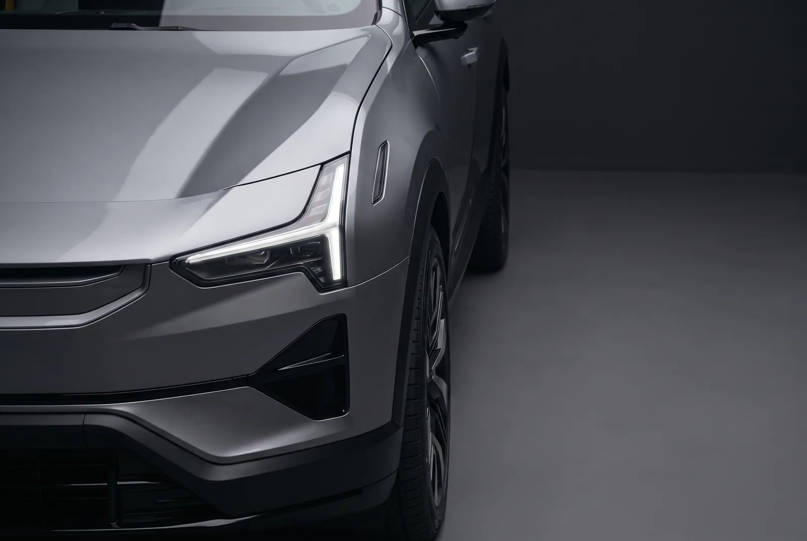 Detail van een Polestar Polestar 3